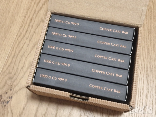 Медно инвестиционно кюлче Germania Mint – 1 kg, снимка 7 - Нумизматика и бонистика - 53915875