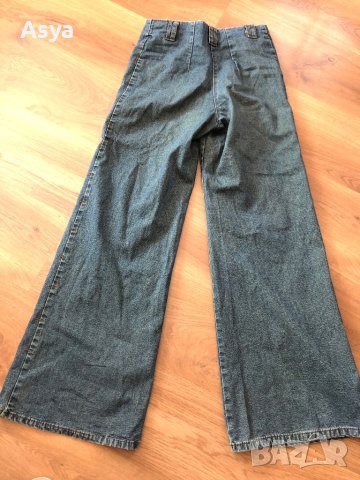 Дънки с широки крачоли, снимка 6 - Дънки - 40456647