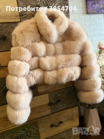Палто естествен косъм*лисица , снимка 12 - Палта, манта - 47968109