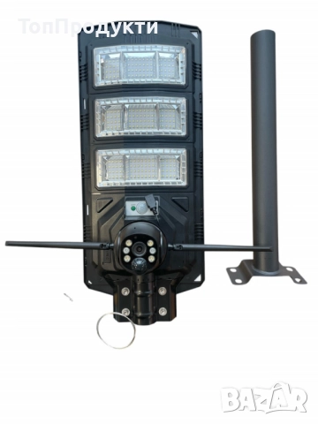 Интелигентна 2 в 1 улична соларна лампа с вградена 5MP камера , снимка 5 - Соларни лампи - 52945615