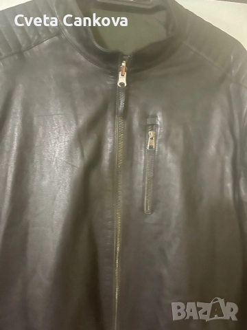 Кожено яке с две лица, снимка 4 - Якета - 51683496