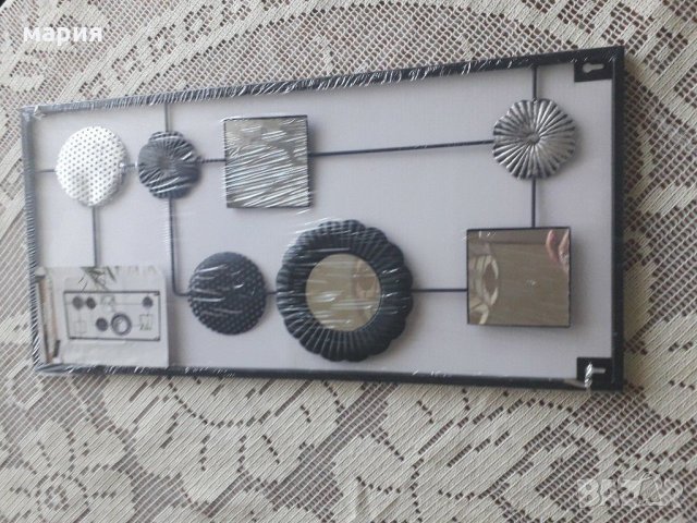 Декорация с малки огледала, снимка 2 - Декорация за дома - 29829171