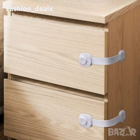 Нови 6 броя Защитни ключалки шкаф чекмедже предпазни за бебе дом, снимка 2 - Други - 40594332