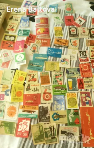 🏕️❤‍🔥🏍️⛽ колекция стари български етикети на кибрит
