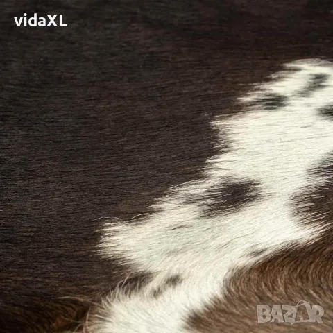 vidaXL Килим от волска кожа, черен, 150x170 см, снимка 3 - Килими - 56146529