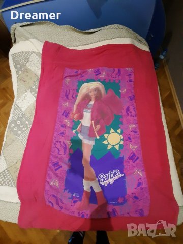 Barbie, покривало за легло, розово , снимка 1