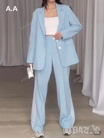 Модерен Комплект сако с панталон, снимка 2 - Комплекти - 52031873