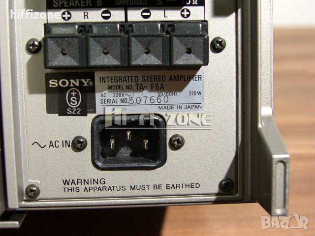 УСИЛВАТЕЛ  Sony ta-f5a /1 , снимка 9 - Ресийвъри, усилватели, смесителни пултове - 42903872