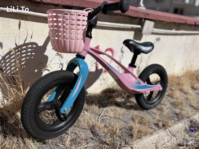 Баланс колело Lionelo Bart Tour – Pink Bubblegum, снимка 2 - Детски велосипеди, триколки и коли - 56374886