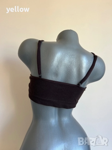 Кафяво спортно бюстие , снимка 2 - Спортни екипи - 52339477