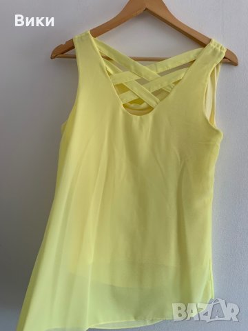 Красив жълт потник, снимка 2 - Потници - 29085467