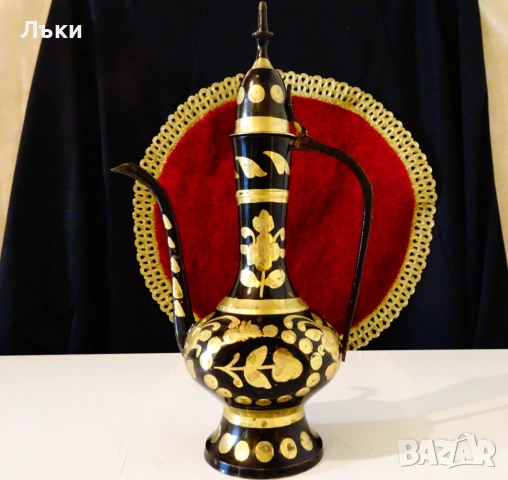 Бронзова ваза,свещник,позлата. , снимка 6 - Антикварни и старинни предмети - 54071335