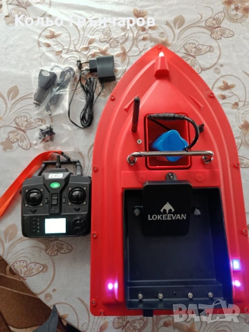 Лодка за захранка с GPS, 12000 mAh 