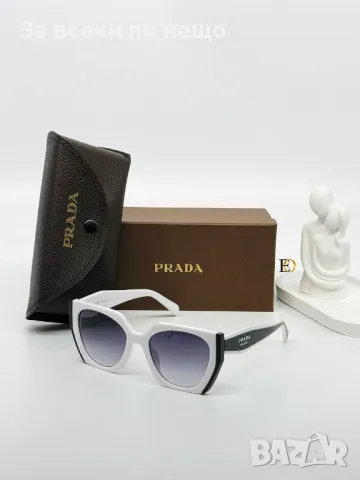 Prada Слънчеви Очила С UV400 Защита С ПОДАРЪК🎁 Калъф Прада - Налични Различни Цветове Код D2318, снимка 3 - Слънчеви и диоптрични очила - 49592617