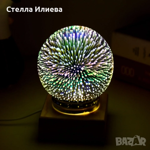 LED 3D нощна лампа , снимка 4 - Детски нощни лампи - 52307965