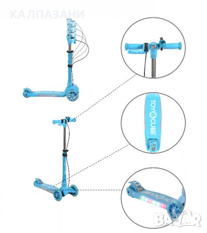 Тротинетка Toy Cube син, снимка 2 - Скутери и тротинетки - 40122713
