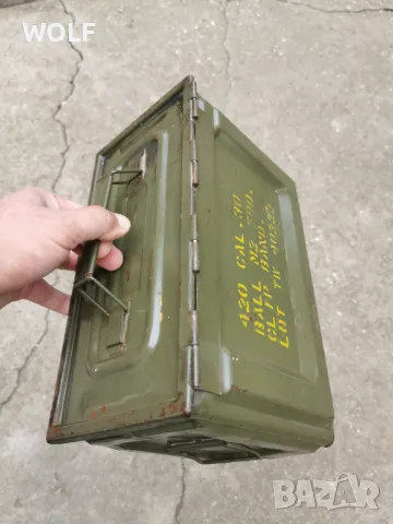 U. S. A кутия за патрони 30калибър, снимка 3 - Антикварни и старинни предмети - 47283932