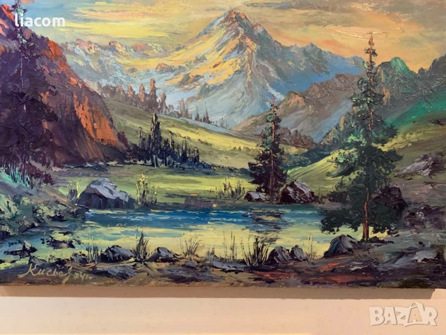 Картина ИВАН КИСЬОВ масло, снимка 2 - Картини - 33816130