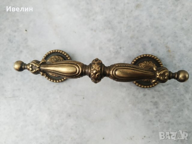 Две барокови дръжки за мебел, снимка 2 - Антикварни и старинни предмети - 29918171