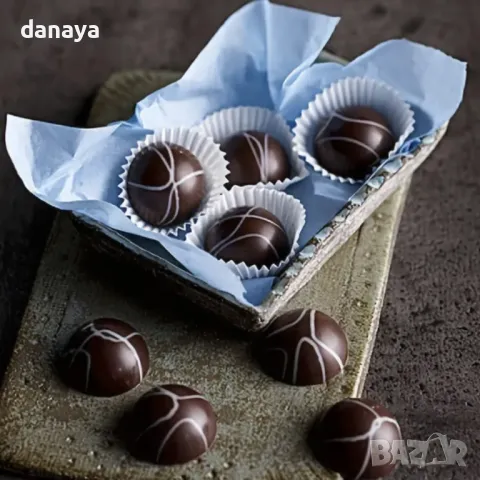 5489 Силиконова форма за бонбони и лед Топчета, 24 гнезда, снимка 4 - Форми - 48114710