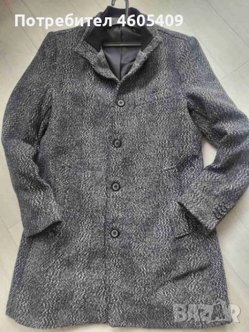 Мъжко палто, снимка 3 - Палта - 52129316