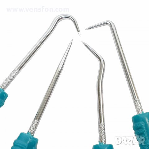 Комплект мини шила и куки TOTAL, 4 части, снимка 6 - Други инструменти - 39880166