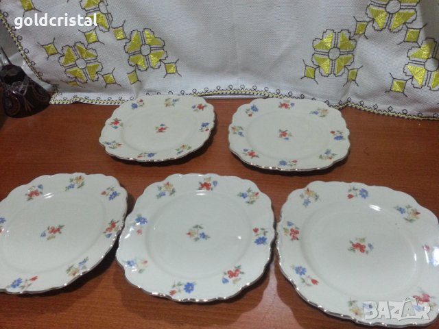 Немски порцелан чинийки Бавария , снимка 3 - Антикварни и старинни предмети - 42867964