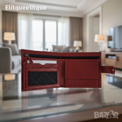 Луксозен кожен портфейл - всички документи и пари на едно място, снимка 6 - Портфейли, портмонета - 52292283