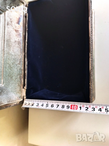 Страхотна Стара Посребрена Кутия За Бижута, снимка 9 - Антикварни и старинни предмети - 51782920