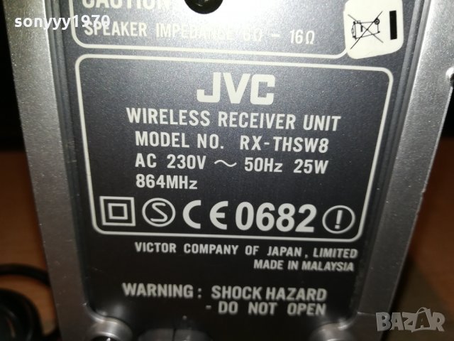jvc wireless ampli 0603211715, снимка 5 - Ресийвъри, усилватели, смесителни пултове - 32064132