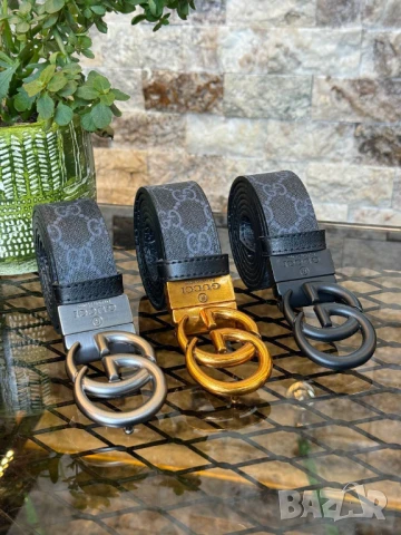 колан от естествена кожа в кутя gucci, снимка 6 - Колани - 50776393