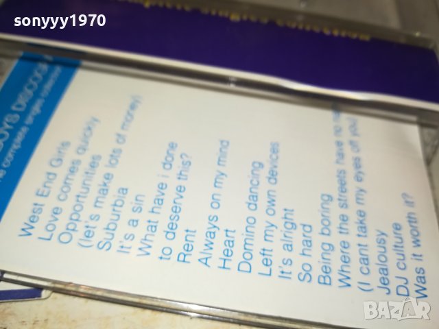 PET SHOP BOYS-КАСЕТА 3110231306, снимка 12 - Аудио касети - 42792262