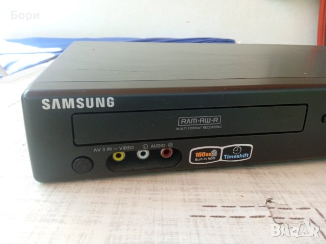 SAMSUNG HDD 160GB DVD HR 769, снимка 2 - Плейъри, домашно кино, прожектори - 40779626