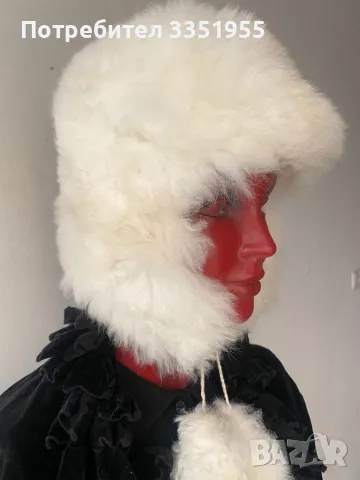 Дамска шапка естествен косъм, снимка 4 - Шапки - 49072297