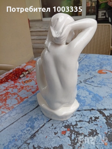 Фигура статуетка от порцелан -Момиче , снимка 4 - Статуетки - 54216818