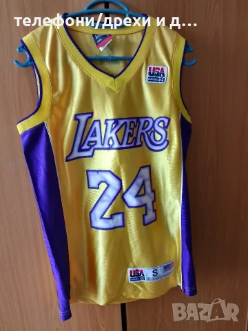 LA Lakers Kobe Bryant 24 Home Jersey (S) като нов