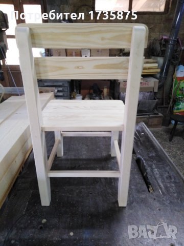 Изработка на дървени столчета , снимка 1