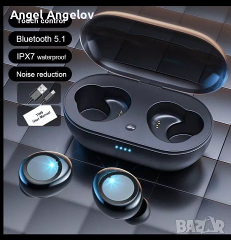 НОВИ Bluetooth слушалки Безжични слушалки Tws Стерео слушалки, музикални слушалки. , снимка 2 - Слушалки, hands-free - 38931057