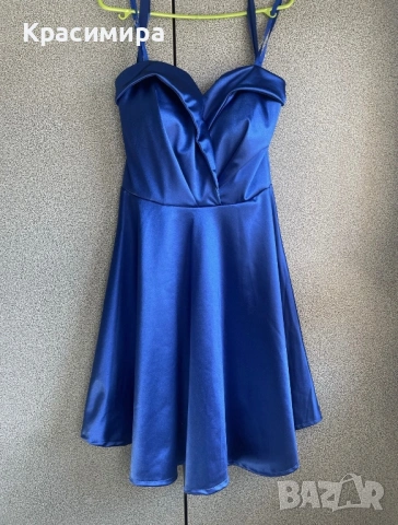 Синя рокля , снимка 2 - Рокли - 54244734