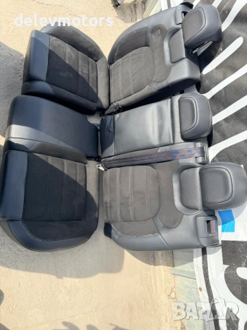 Седалки, кожен салон алкантара от Citroen DS5 2.0 BlueHDi 180 кс., двигател AHW (DW10FC), автомотичн, снимка 11 - Части - 53879301