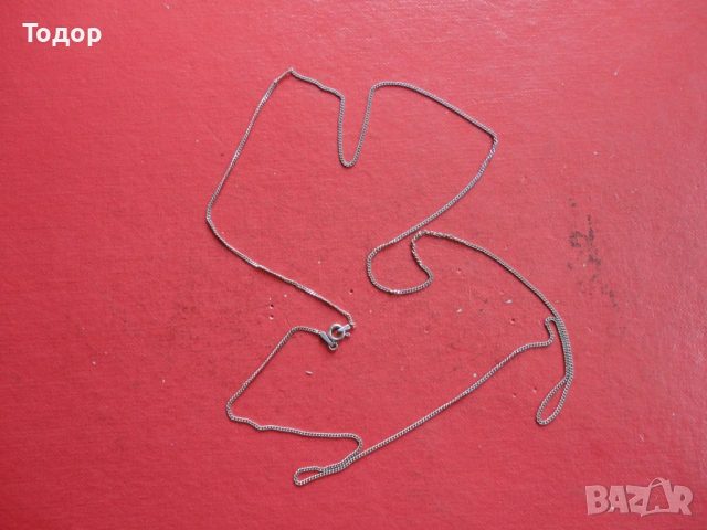 Сребърна верижка колие 925 ОМ, снимка 4 - Колиета, медальони, синджири - 53322863
