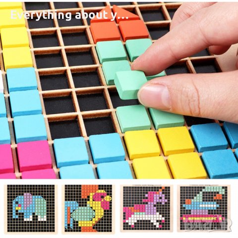 3675 Пъзел тип мозайка, снимка 5 - Игри и пъзели - 37485648