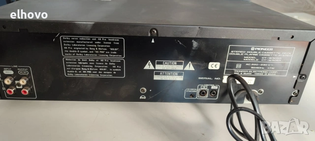 Дек Pioneer CT-W505R, снимка 7 - Декове - 53084068