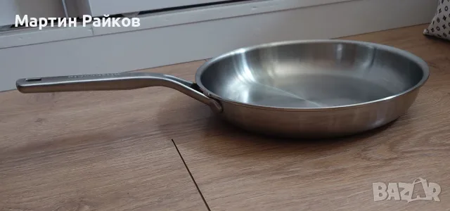 KitchenAid стоманен тиган 28см, снимка 4 - Съдове за готвене - 55847000