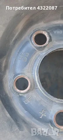  Желязна джанта 15 цола 5x100 за Ауди А3 Голф 4/ Audi A3 / Golf 4 , снимка 3 - Гуми и джанти - 55982335