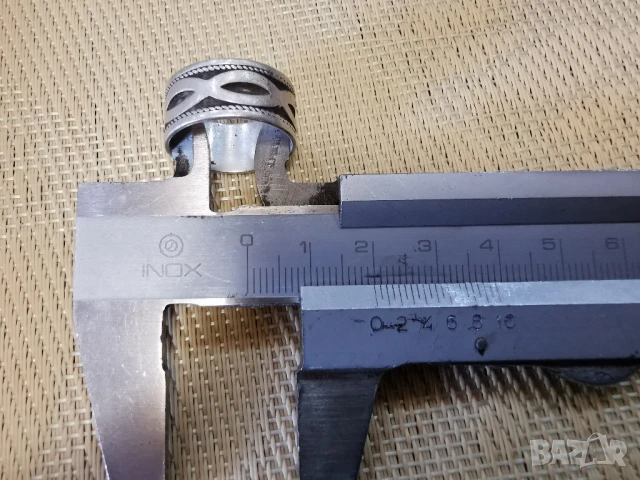 масивен сребърен пръстен, снимка 4 - Пръстени - 51100516