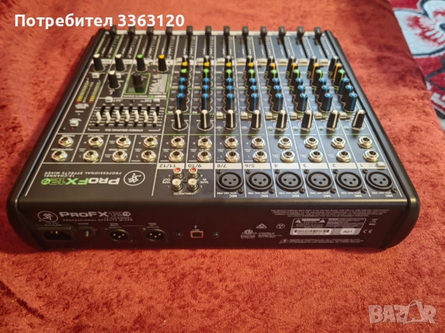 Mackie profx12v2 пулт, снимка 5 - Ресийвъри, усилватели, смесителни пултове - 53051312