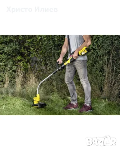 Акумулаторен тример с корда Karcher LTR 36-33 с Батерия 5 Ah и Зарядно комплект, снимка 10 - Градинска техника - 56080854
