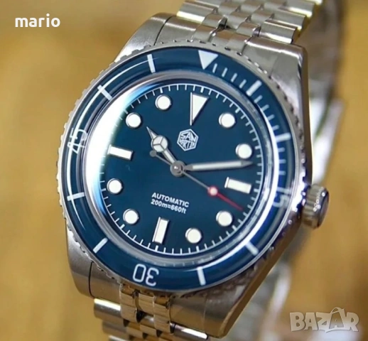 San martin automatic diver 200м, сапфир, фул сет, бартер