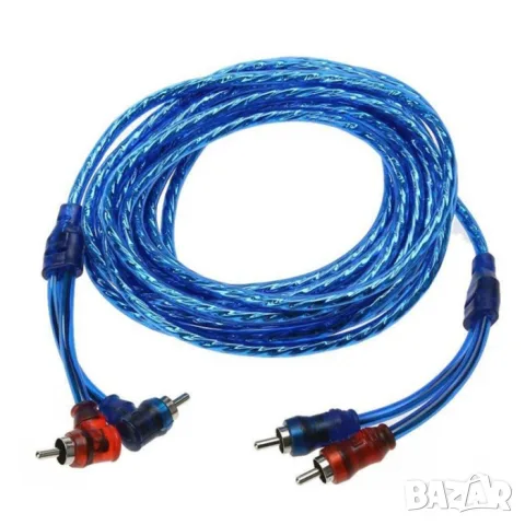 RCA аудио кабел 2xRCA мъжки към 2xRCA мъжки